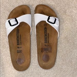 white single strap birkenstocks